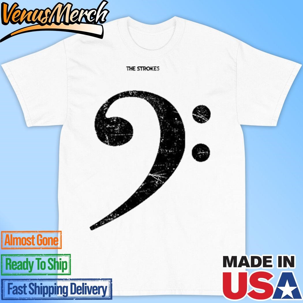 Official The Strokes Bass Clef Shirt