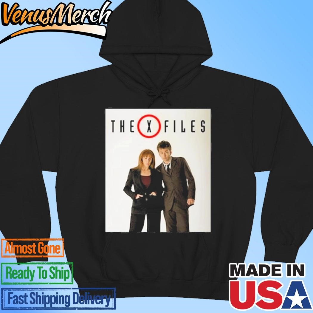 Official The X Files Doctor Who David Tennant And Catherine Hoodie