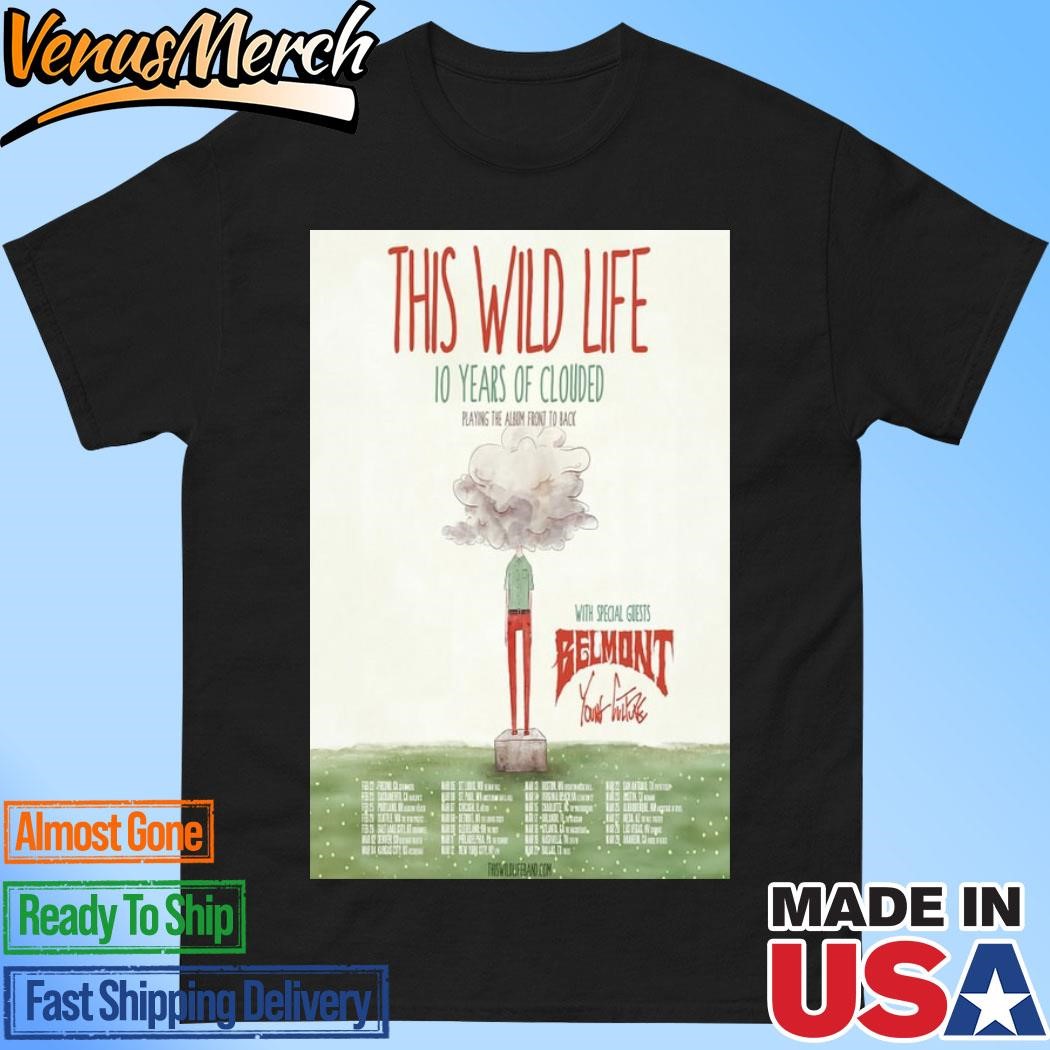 Official This Wild Life & YOUNG CULTURE 10 Years Of Clouded Poster Shirt