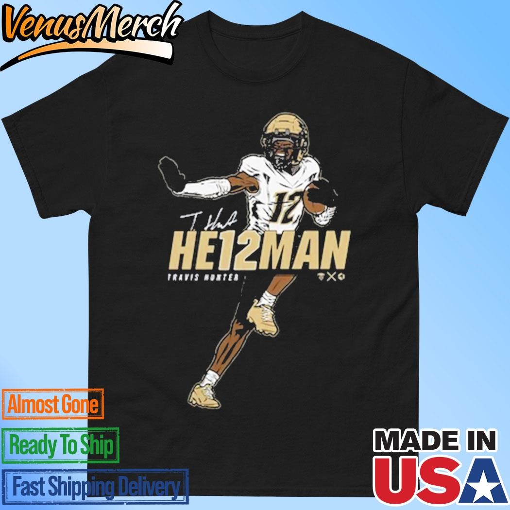 Official Travis Hunter He12man T-Shirt