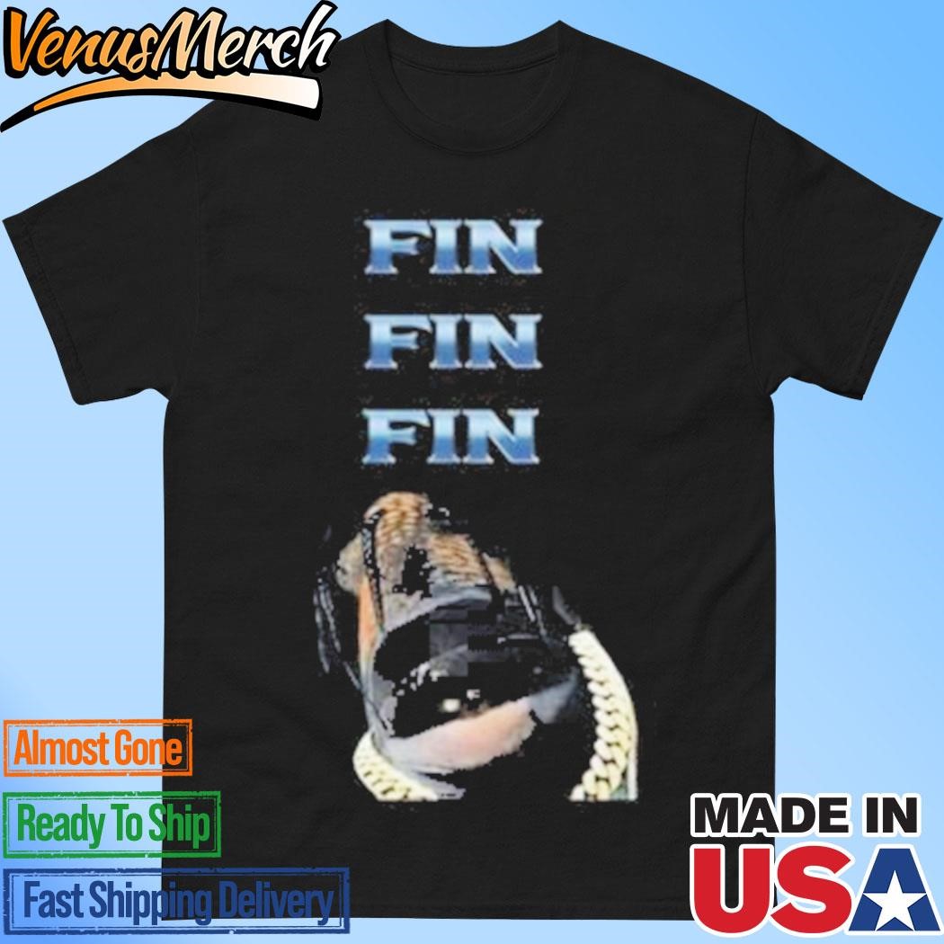 Official Travis Scott Fish Fin Fein T-Shirt