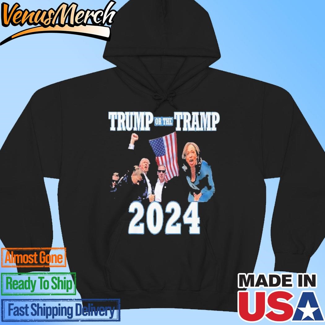 Official Trump Harris Trump Or The Tramp 2024 Hoodie