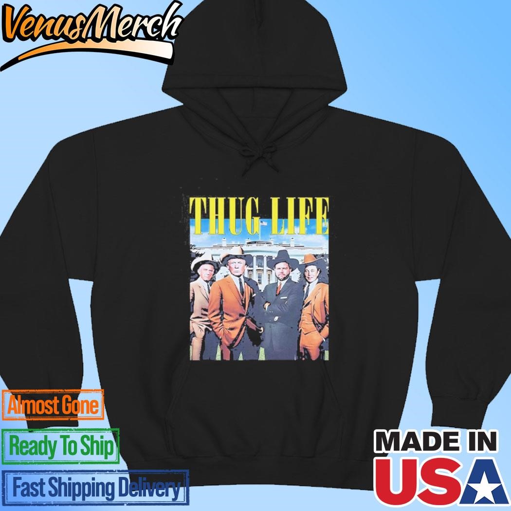 Official Trump JD Vance Elon Musk Robert F. Kennedy Jr Friends Thug Life Hoodie