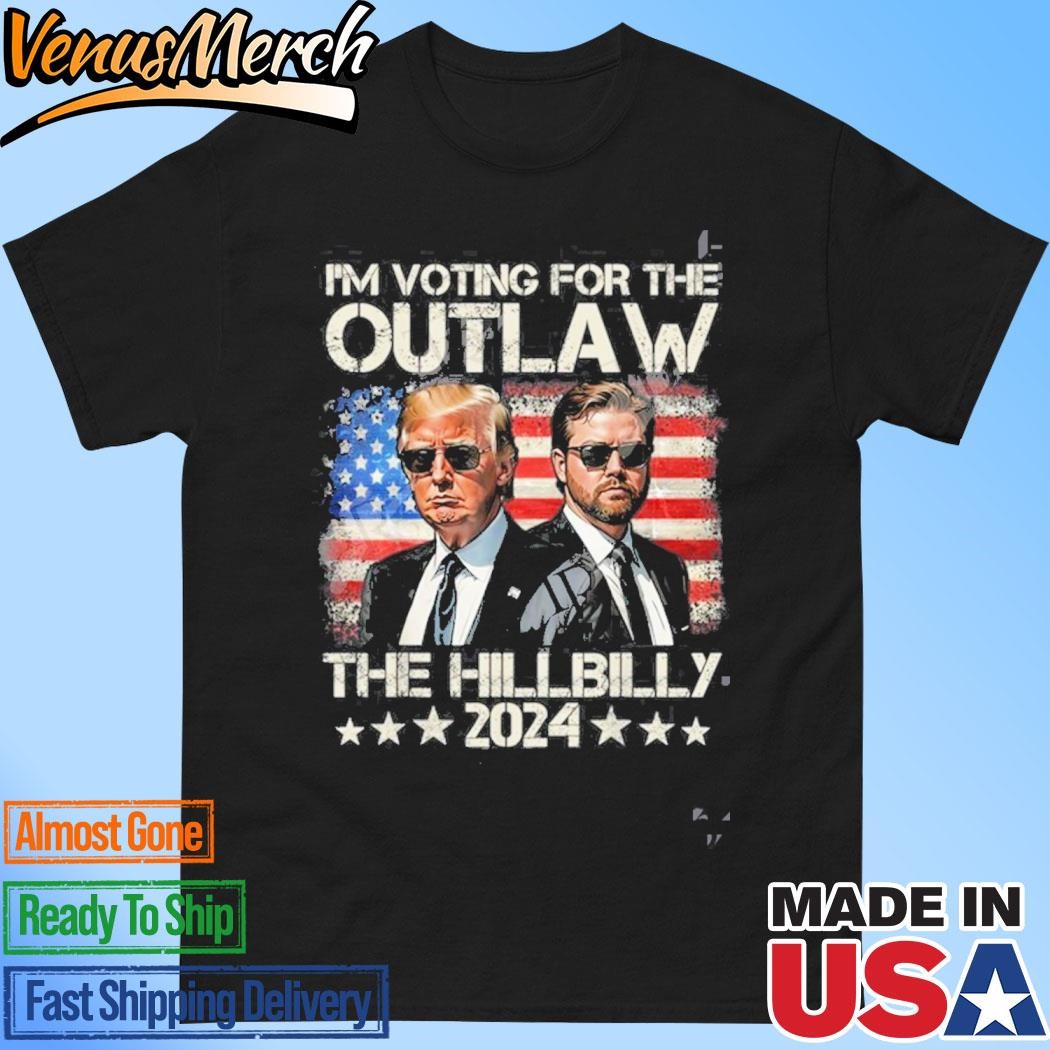 Official Trump Vintage I’m Voting For The Outlaw And The Hillbilly 2024 T-Shirt