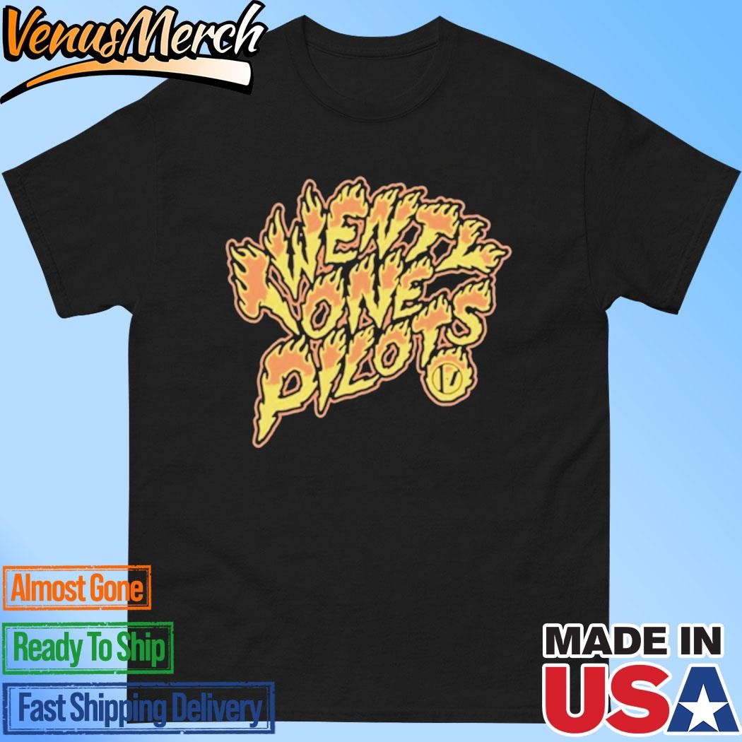 Official Twenty One Pilots Firetype Shirt