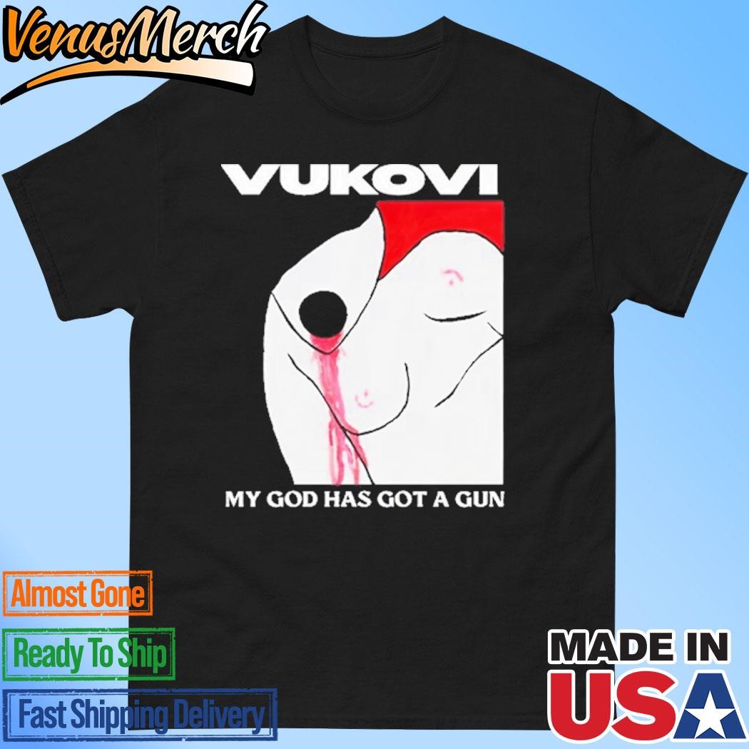 Official Vukovi My God Has Got A Gun New Album Shirt