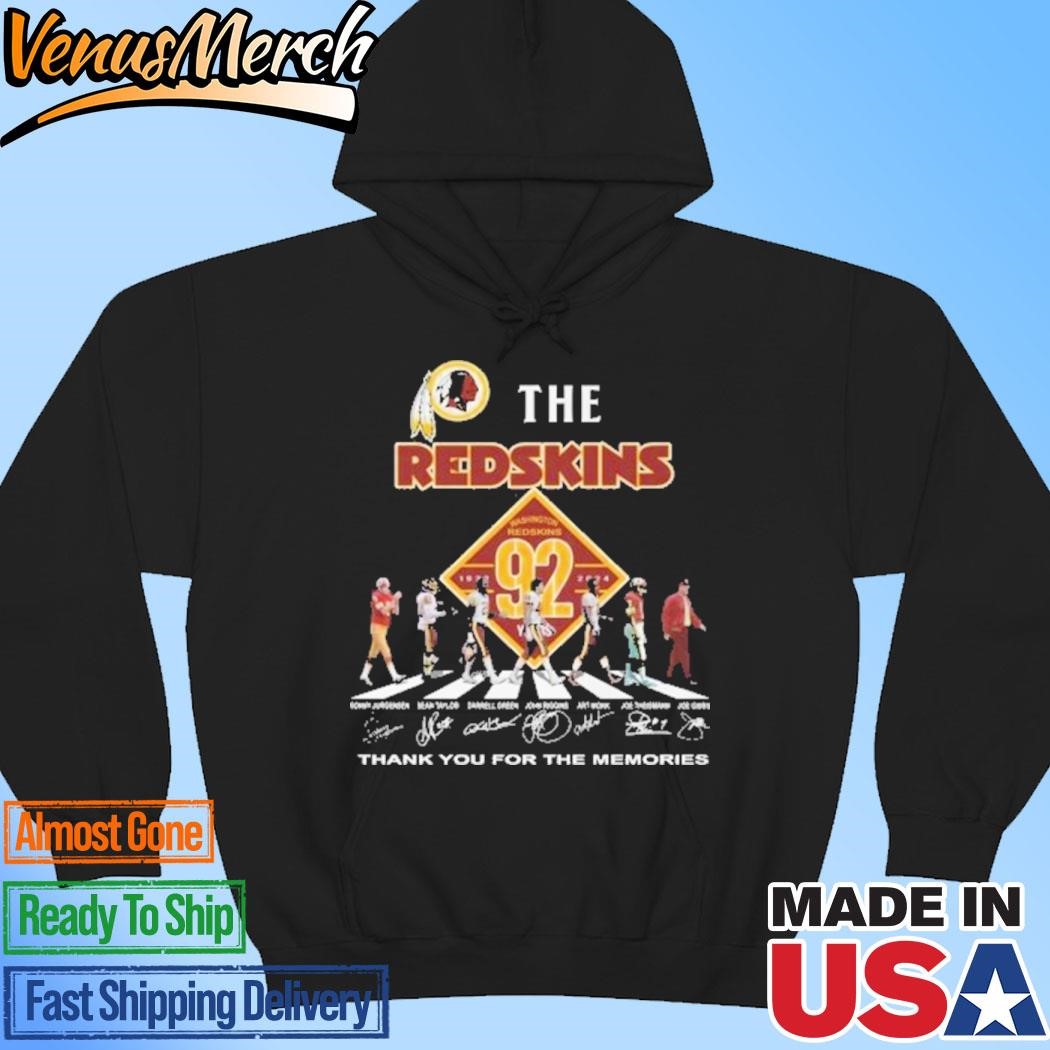 Official Washington Redskins Thank You For The Memories Of 92 Years 1932-2024 Hoodie