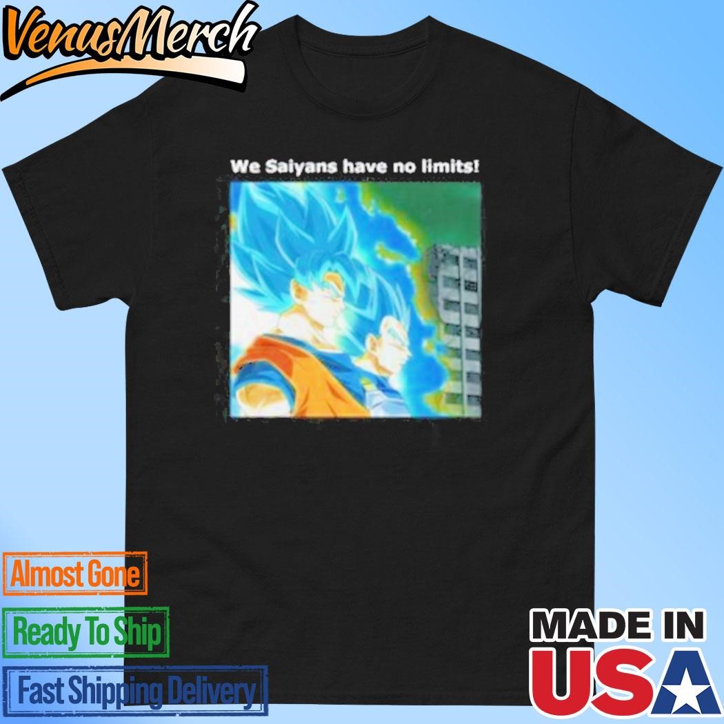 Official We Saiyans Have No Limits T-Shirt