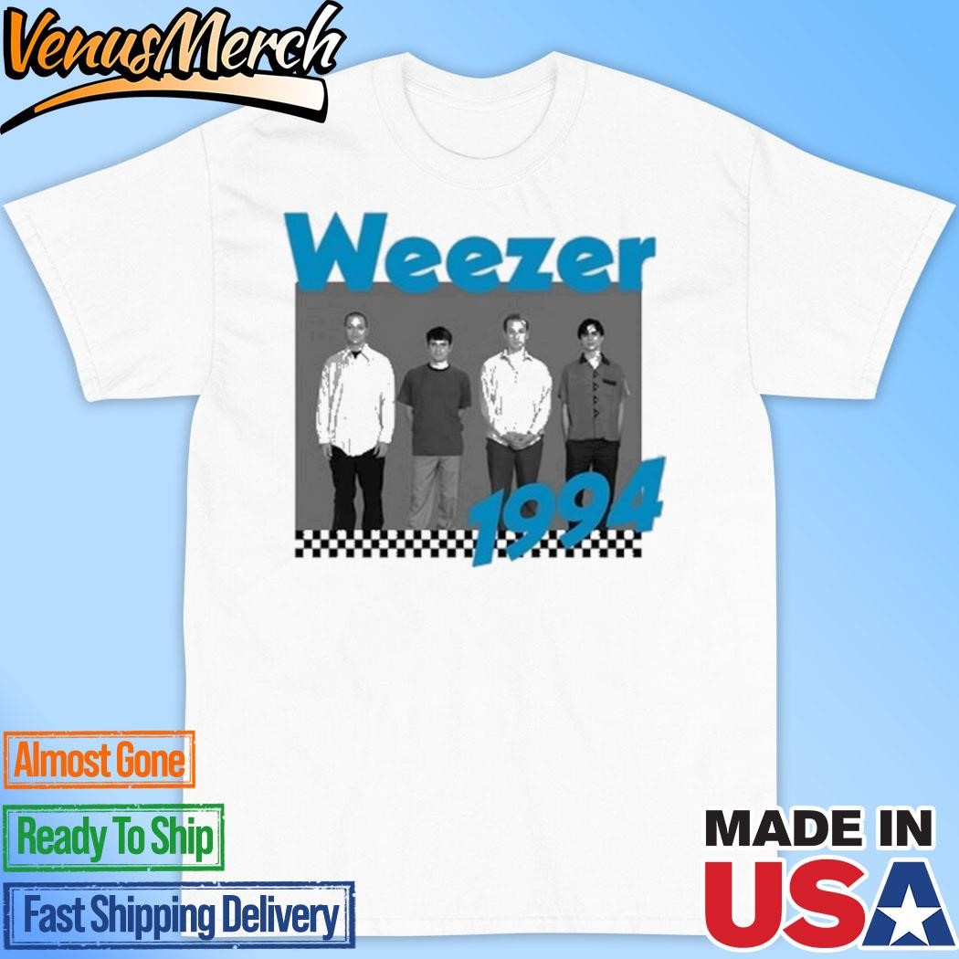 Official Weezer 1994 Tracklist Shirt