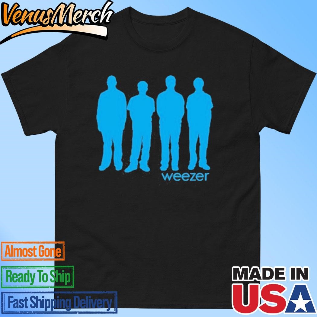 Official Weezer Blue Silhouette Shirt