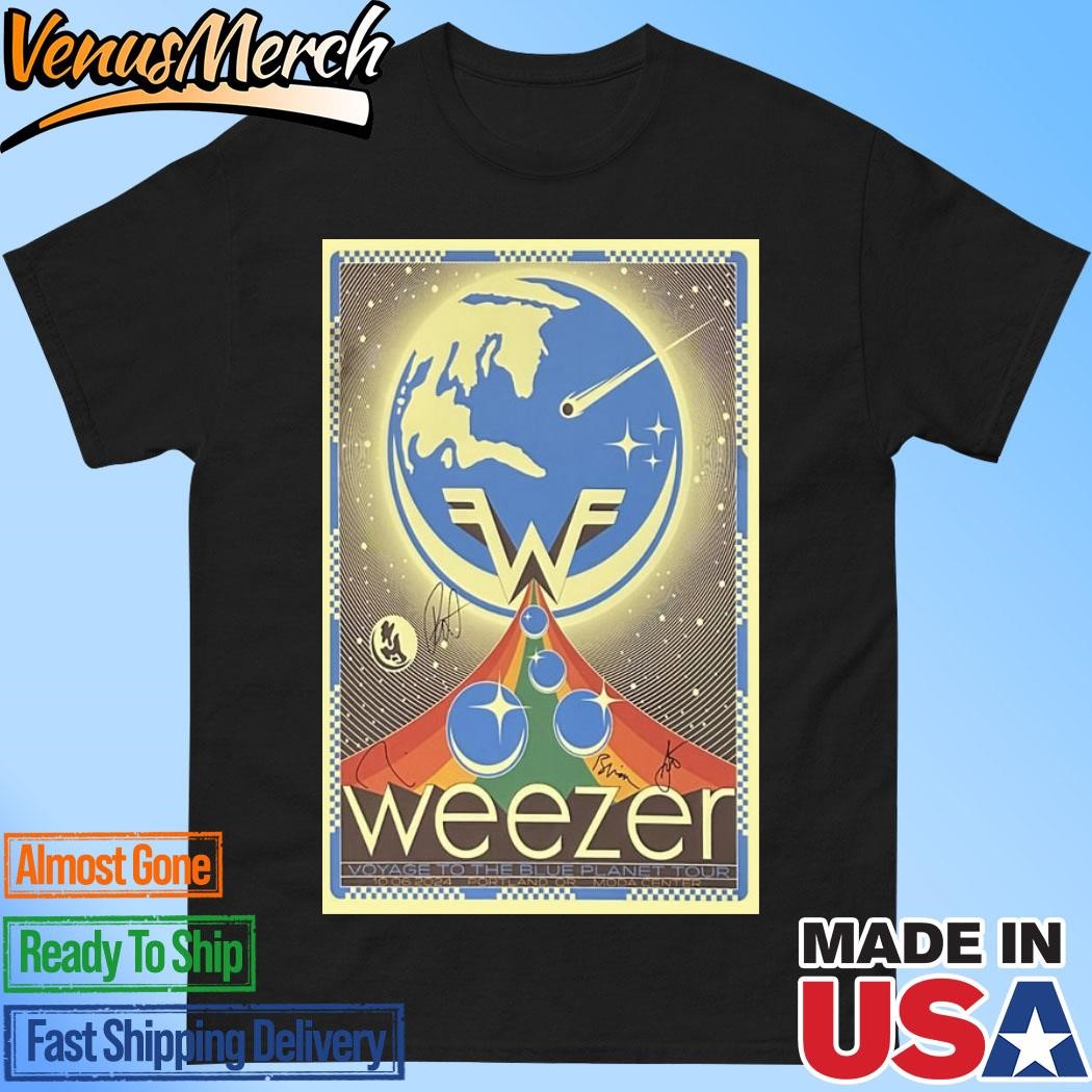 Official Weezer Concert Moda Center, Portland, OR Oct 06, 2024 Poster Shirt