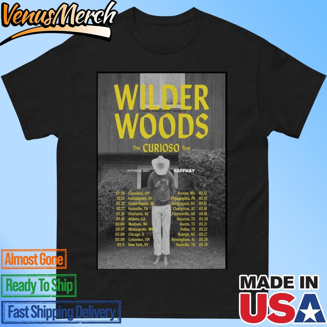 Official Wilder Woods The Curioso Tour 2025 Poster Shirt