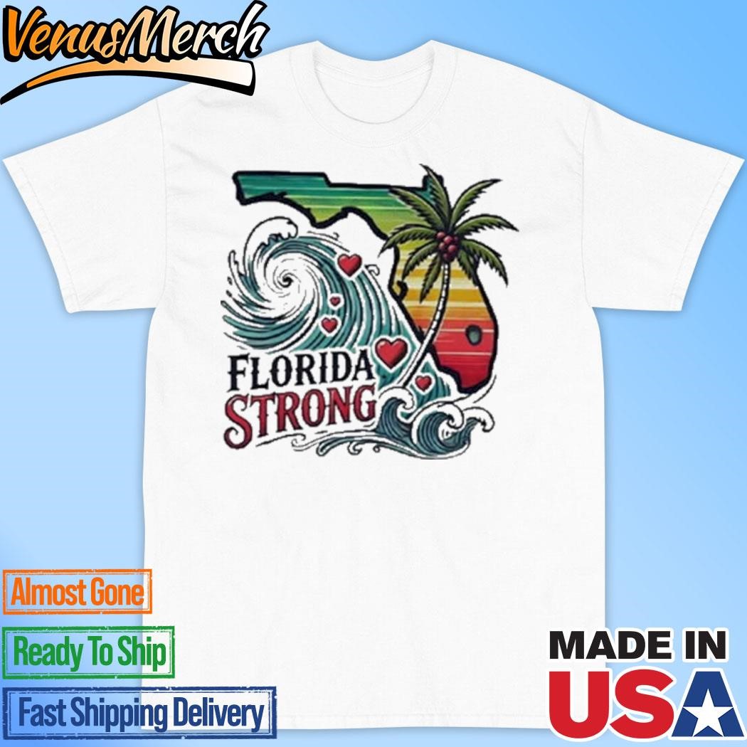 Official Womens Florida Strong Printed V-Neck T-Shirt