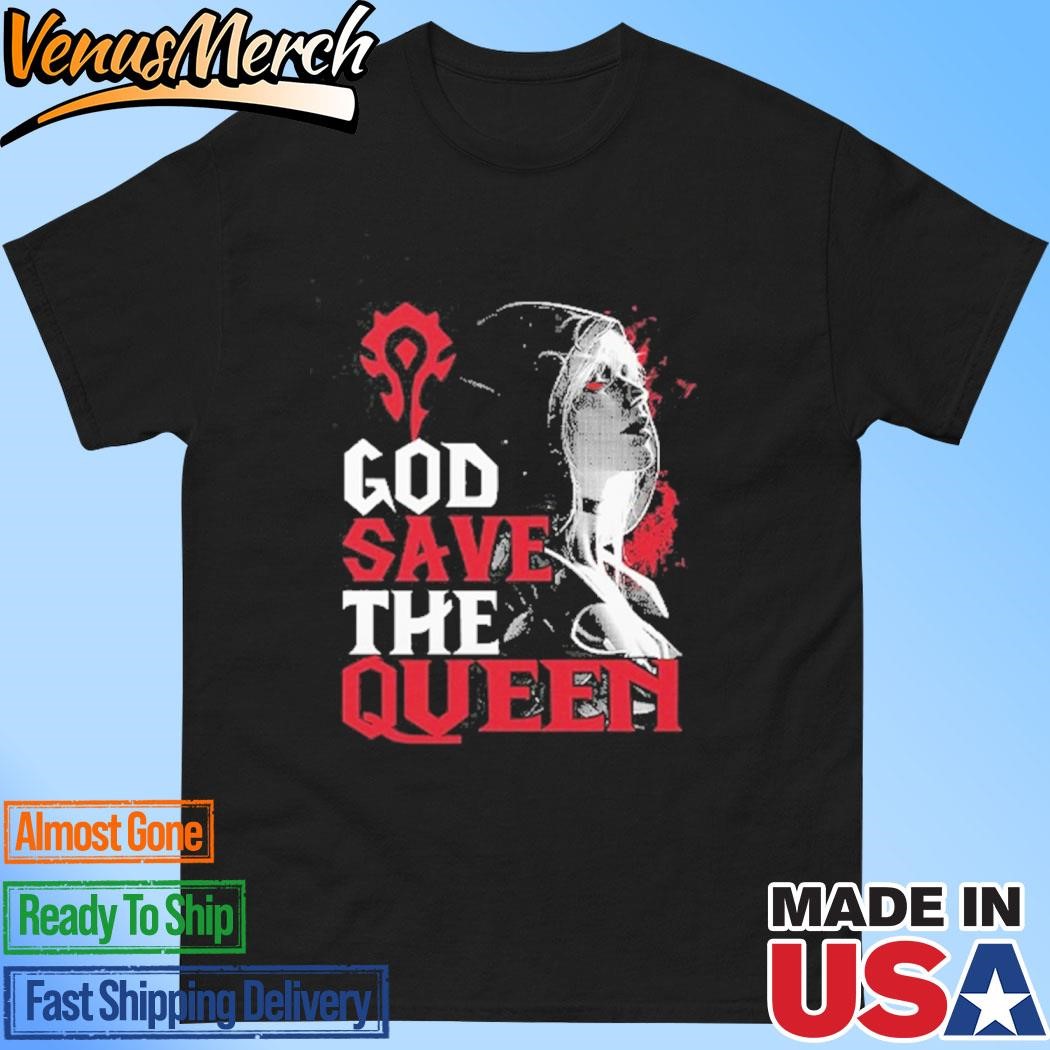 Official World Of Warcraft God Save The Queen Sylvanas Windrunner Shirt