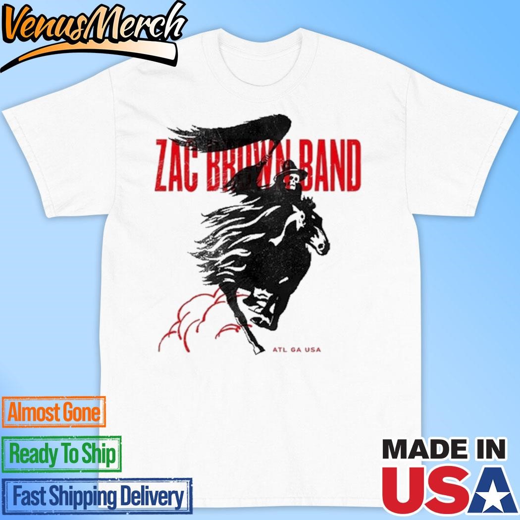 Official Zac Brown Band Skeleton Rider US Shirt