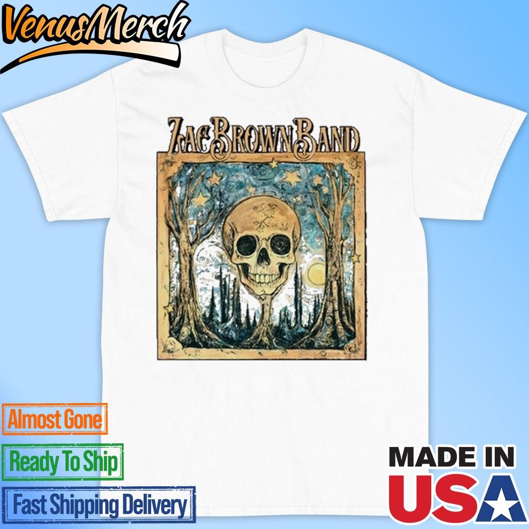 Official Zac Brown Band Skull 2024 Shirt