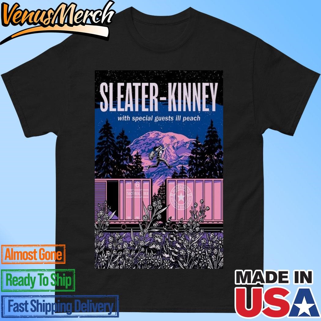 Sleater-Kinney Oct 06 2024 Tacoma, WA Poster Tour Shirt