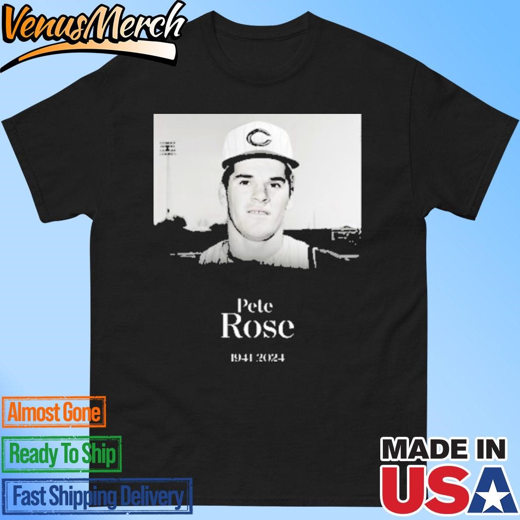 Official Pete Rose 1941-2024 T-shirt