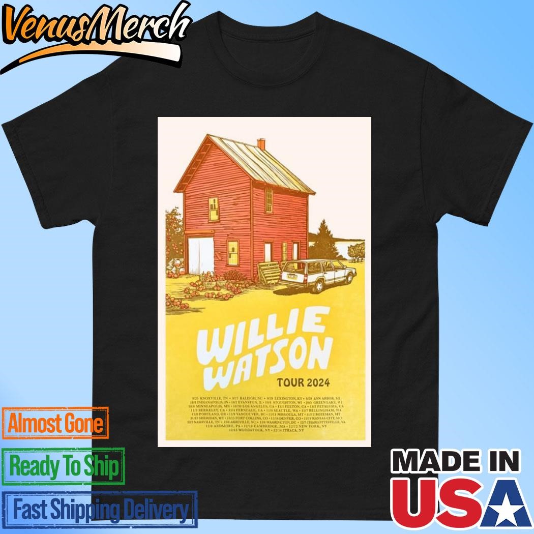 Willie Watson Tour 2024 Concert Poster Shirt