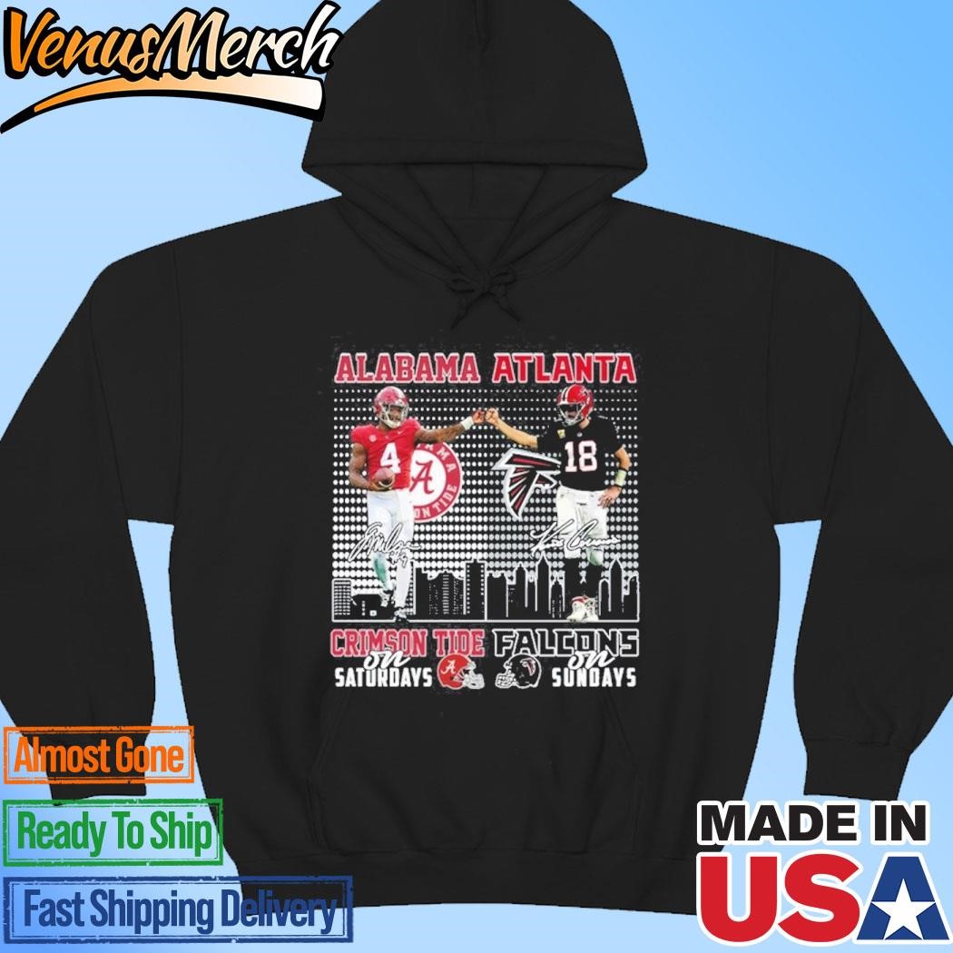 Official Alabama Crimson Tide x Atlanta Falcons Signature Unisex Hoodie