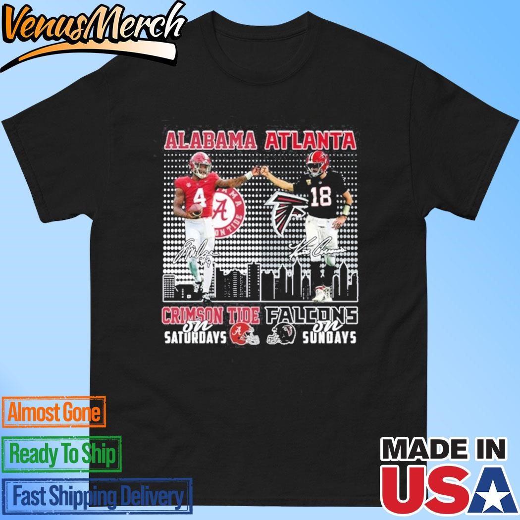 Official Alabama Crimson Tide x Atlanta Falcons Signature Unisex T-Shirt