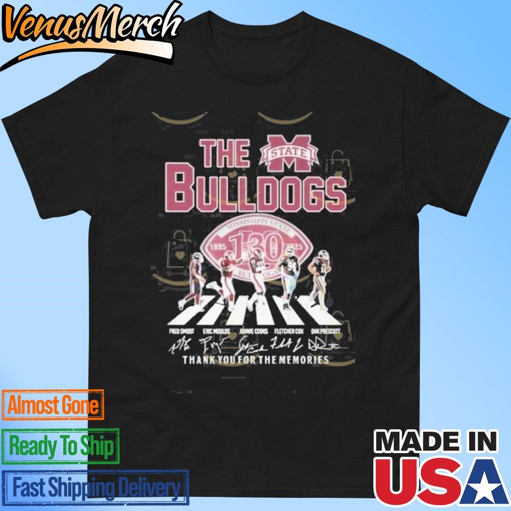 Official The Mississippi State Bulldogs Signature Thank You For The Memories Unisex T-shirts