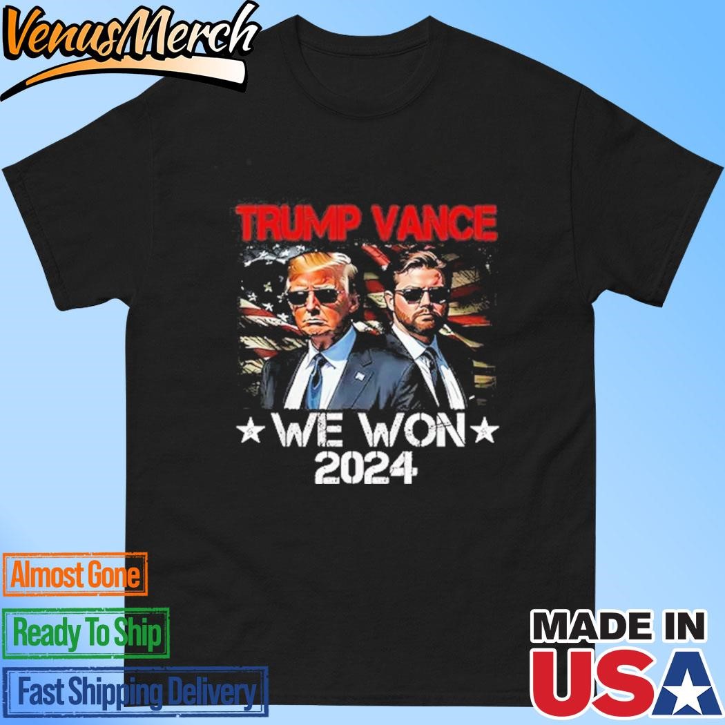 Official Trump Vance We Won 2024 Shirt