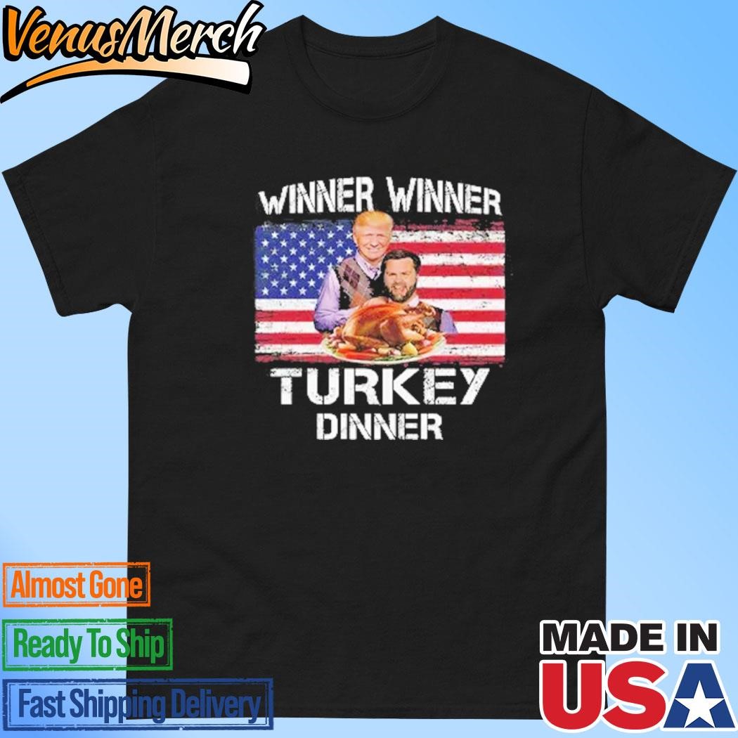 Official Trump Vance Winner Winner Turkey Dinner Thanksgiving Step Brothers T-shirts