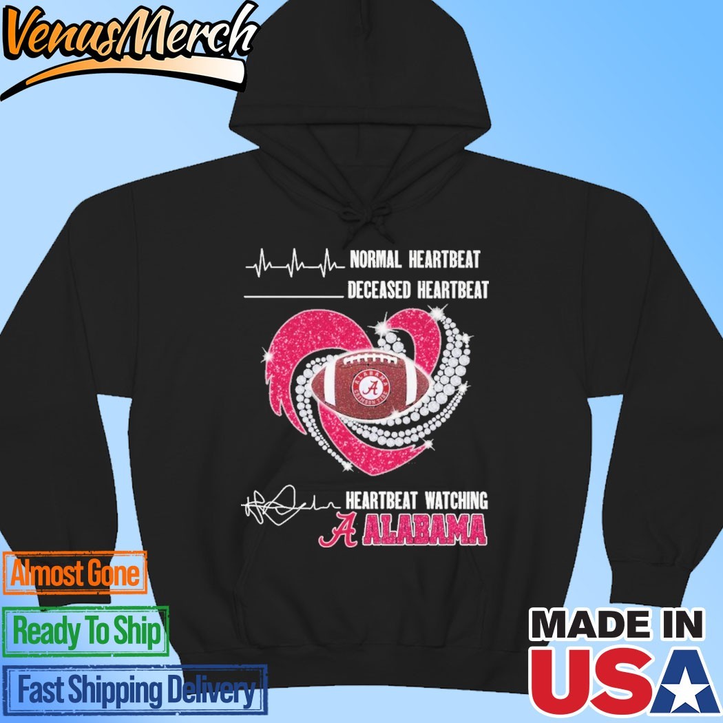 Official Alabama Crimson Tide Faster Heartbeat When Watching Football T-shirts Hoodie